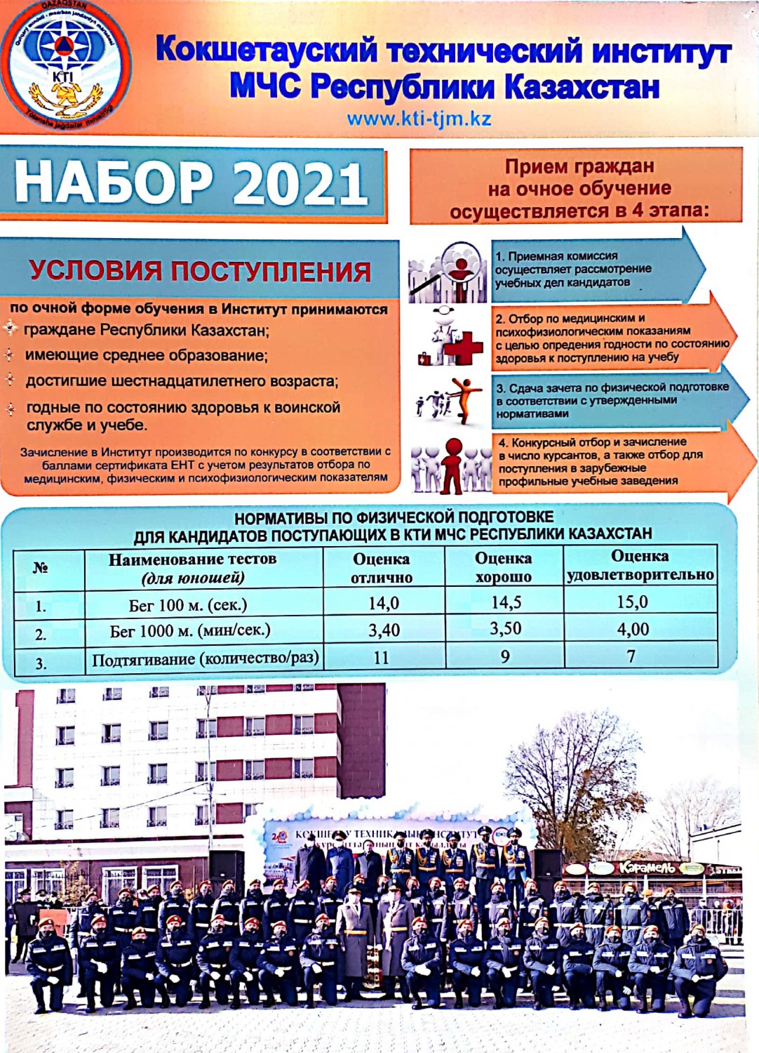 Кокшетауский технический институт МЧС Республики Казахстан
